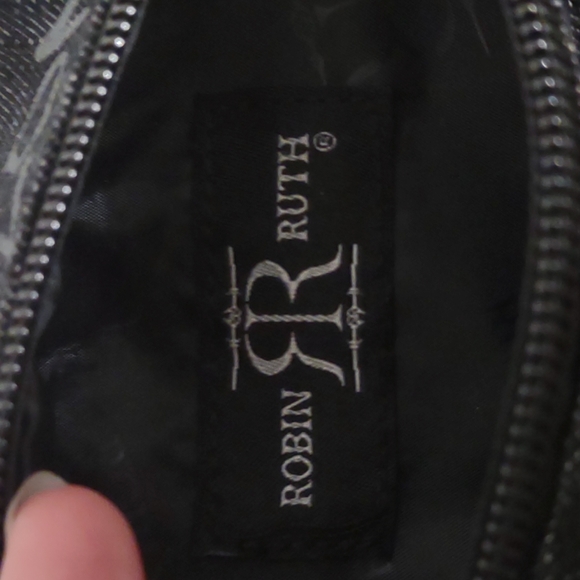 FREE w/ Bundle Robin Ruth Grey Charlie Denim London Travel Bag New with Tags - Picture 2 of 13